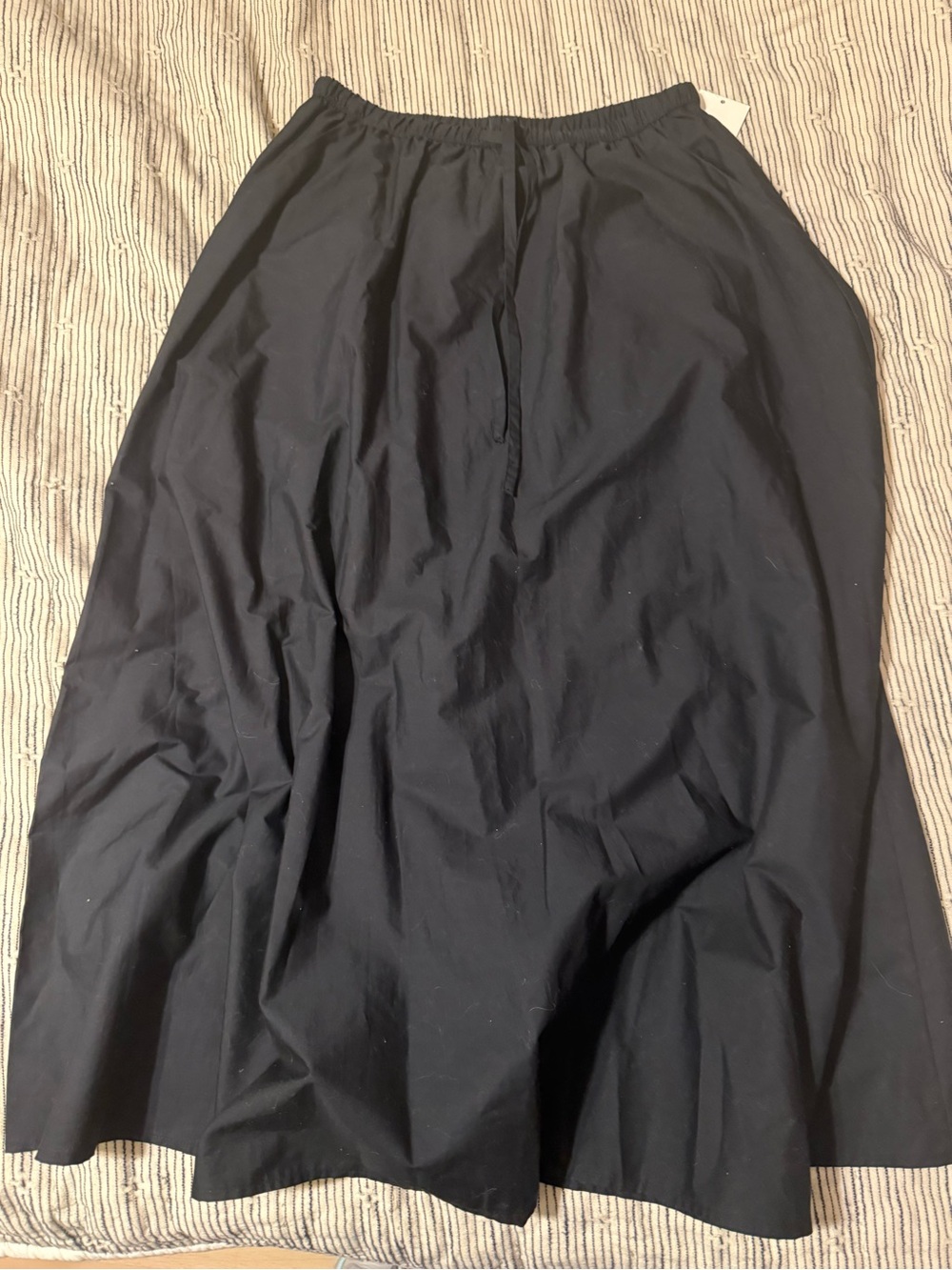 Target Black Poplin Maxi Skirt